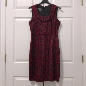 Red & Black Sleeveless Dress